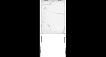magnetoplan Flipchart Junior SP (l x b x h) 1100.00 x 750 x 1850 mm Wit Afwisbaar, Beschrijfbaar, In hoogte verstelbaar, Incl. opbergbakje, Magneetband 1226966