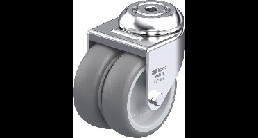 Blickle LMDA-TPA 75G Dubbel zwenkwiel Wieldiameter: 75 mm Draagvermogen (max.): 100 kg 1 stuk(s)