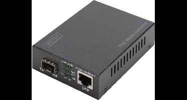 Digitus DN-82140 LAN 10/100/1000 MBit/s, SFP, IEEE 802.3z 1000BASE-LX, IEEE 802.3z 1000BASE-SX Mediaconverter 10 / 100 / 1000 MBit/s