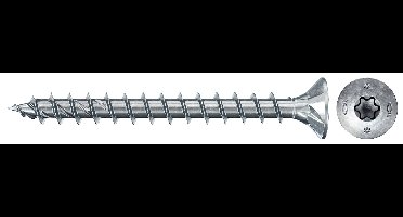 Fischer 670624 Power-Fast II Spaanplaatschroef 4 mm 25 mm T-profiel Staal Galvanisch verzinkt 1000 stuk(s)