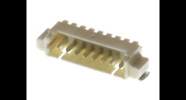 Molex 532611071 Male header, inbouw (standaard) Totaal aantal polen: 10 Rastermaat: 1.25 mm Inhoud: 1 stuk(s) Tape on Full reel