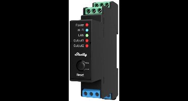 Shelly Shelly Pro 2PM DIN-railrelais Bluetooth, WiFi Shelly