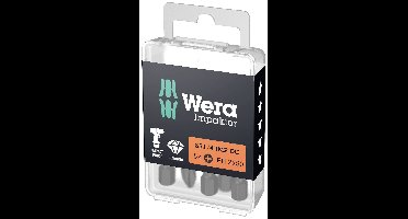 Wera 05057656001 Kruis-bit Aandrijving: 1/4 (6,3 mm) Uitvoering: Kruiskop Phillips 2 50 mm