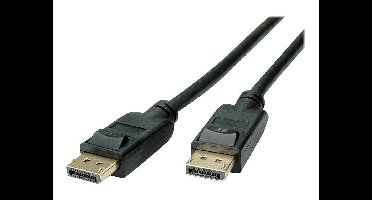 ROLINE GREEN DisplayPort-kabel, v1.4, DP M - M, zwart, 2 m
