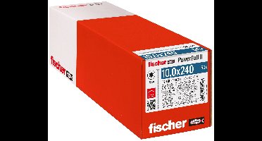 Fischer 562950 FPF II CTF 10,0 x 240 BC 50 Houtschroef 10 mm 240 mm TX Staal Galvanisch verzinkt 50 stuk(s)