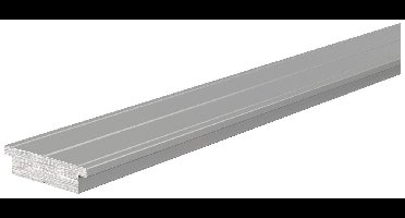Deko Light 970762 T-01-10 Draagprofiel Aluminium (b x h x d) 14.90 x 3.80 x 1250 mm 1.25 m