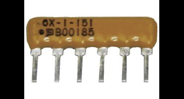 Bourns 4605X-101-152LF Weerstandsnetwerk 1.5 kΩ THT SIP-5 0.2 W 1 stuk(s)