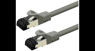VALUE S/FTP (PiMF-) patchkabel Cat.8 (Klasse I), LSOH, PoE, soepel, grijs, 2 m