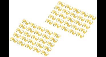 Digitus A-CC-Y A-CC-Y Gekleurde clips voor patchkabel Geel