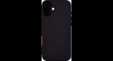 JT Berlin SilikonCase Steglitz Backcover Apple iPhone 16 Zwart Inductieve lading, MagSafe compatible