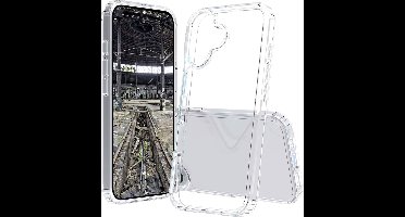 JT Berlin BackCase Pankow Clear Backcover Apple iPhone 16 Plus Transparant Inductieve lading