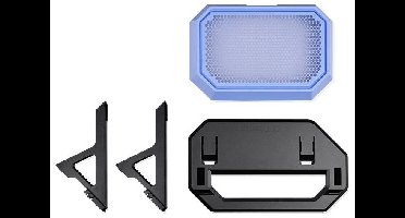 Thermaltake Chassis Stand Kit for The Tower 600 Hydrangea Blue PC-standaard Blauw, Zwart