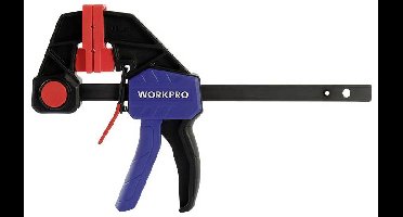 WorkPro WP232039 Eenhandsklem Spanbreedte (max.):150 mm Afmeting, lengte: 150 mm