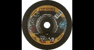Rhodius XT10 206262 Doorslijpschijf gebogen 180 mm 1 stuk(s) RVS, Staal
