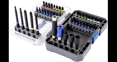 FRITZFURT 6100-3042 Bitset 42-delig PZ, PH, Plat, T-profiel, T-profiel met gat, Inbus Incl. bithouder
