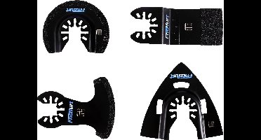 FRITZFURT 3501-2004 Multitool toebehorenset Staal 3Cr13 4-delig 56.6 mm 1 set(s)