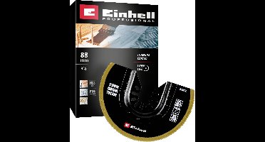 Einhell 708058 Sägeblatt halbr. BIM-TI, 88mm Invalzaagblad Bimetaal 88 mm 88 mm 1 stuk(s)
