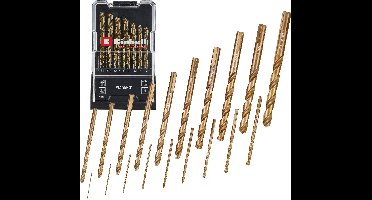 Einhell 249019 HSS-Co Metaal-spiraalboorset 1 mm, 1.5 mm, 2 mm, 2.5 mm, 3 mm, 3.5 mm, 4 mm, 4.5 mm 1 set(s)