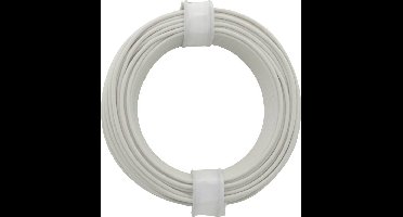 Donau Elektronik 118-5 Draad 1 x 0.14 mm² Wit 10 m