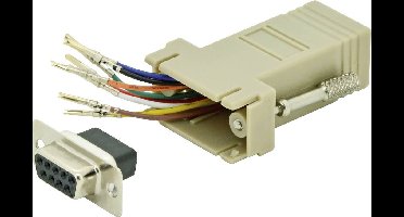 Digitus DIGITUS - RS 232 Adapter D-sub adapter D-sub bus 9-polig - RJ45-bus 1 stuk(s) Piece