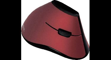 LogiLink ID0159 Ergonomische muis Radiografisch Optisch Zwart, Rood 5 Toetsen 1200 dpi Ergonomisch