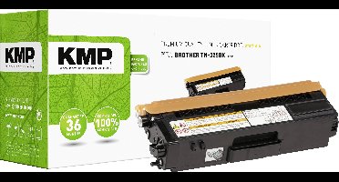 KMP Compatibel Tonercassette B-T38 vervangt Brother TN-325BK, TN325BK Zwart
