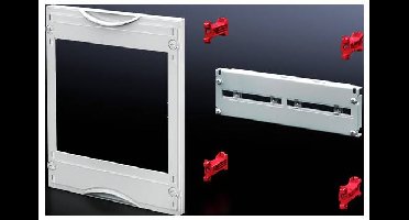 Rittal SV 9666.380 Zekeringslastscheiderstroken-module Afsluitbaar Plaatstaal Grijs-wit (RAL 7035) (b x h) 250 mm x 300 mm 1 stuk(s) Piece