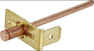 PB Fastener RIV 163 Aarde aansluiting Insteekbreedte: 6.3 mm Insteekdikte: 0.8 mm 180 ° Ongeïsoleerd Metaal 1 stuk(s)