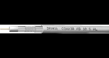 DRAKA 1019225-00200 Coaxkabel Buitendiameter: 6.80 mm 75 Ω 100 dB Wit per meter