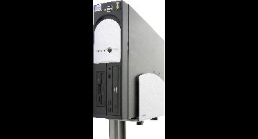 Ergotron Vertical Universal CPU Holder 97-468-202 PC-houder Verticaal Zilver Belastbaar tot: 18 kg