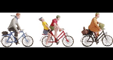 NOCH 36898 N Fietsers figuren Geverfd, Staand
