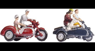 NOCH 36905 N Motorrijders figuren Geverfd, Staand