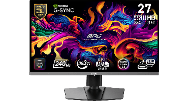MSI Mpg 272urx Qd-oled - 26.5 Inch 3840 X 2160 (ultra Hd 4k) 0.03 Ms 240 Hz