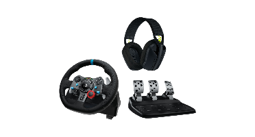Logitech G G435 Gaming Headset + G29 Driving Force Playstation 4 5 Pc Gaming Stuurwiel