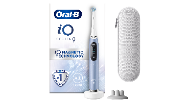 Oral-b Elektrische Tandenborstel Io Metalic Blauw + Reisetui Elektrische Blauw