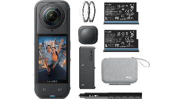 Insta360 Insta360 X5 Essentials Bundle Action Cam Zwart
