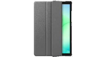 Just In Case Trifold Smart Book Case Tablet Cover Beschermhoes Grijs