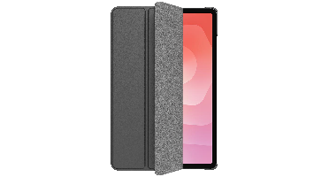Just In Case Trifold Smart Book Case Tablet Cover Beschermhoes Zwart