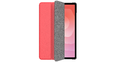 Just In Case Trifold Smart Book Case Tablet Cover Beschermhoes Rood
