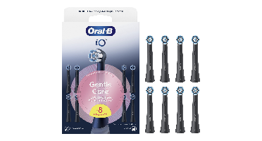 Oral-b Opzetborstel Io Gentle Care Zw 8ct Zwart