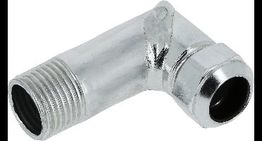 Bonfix Staalverzinkte knelfitting - Radiatorkoppeling haaks 103 - buitendraad x knel - 1/2 x 15mm