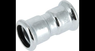 Bonfix Pressfitting staalverzinkt CV Rechte koppeling 88,9 x 88,9 - 2 x press - (m-profiel)