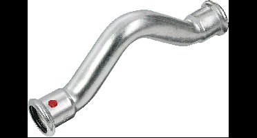 Bonfix Pressfitting staalverzinkt CV Passeerbocht 22 x 22 - 2 x press - (m-profiel)