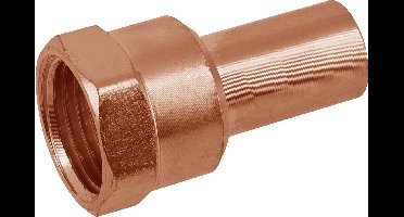 Bonfix Pressfitting roodkoper WATER Insteekkoppeling 1 x �28 - lange binnendraad x insteek