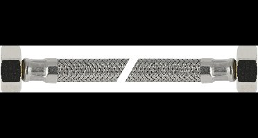 Bonfix Flexibele RVS aansluitleiding - 50 centimeter 1/2 x 1/2 - 2 x binnendraad