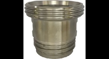 IBC Adapter naar SMS - buitendraad x buitendraad - S60x6 x DN40 - RVS316