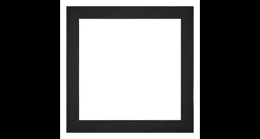 Passe-Partout 20x20 cm - Fotomaat 13x13 cm - Zwart - Voor fotolijsten