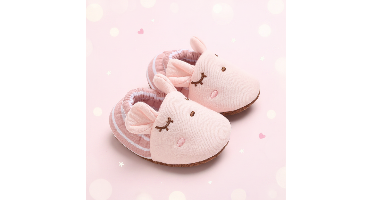 Cute Baby Crib Shoes – Schattig & Comfort – Baby Slofjes Roze / 4 (12–18 maanden) | Educatief Speelgoed