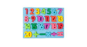 SmartBoard – Kleurrijk & Educatief – Montessori Cijfer & Letter Leerpuzzel Cijfers (1 t/m 20) & Rekenen | Educatief Speelgoed
