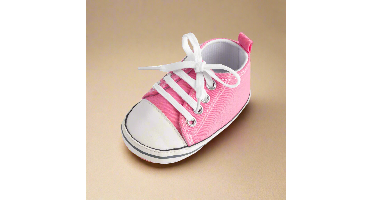 LittleTrend – Schattig & Veilig – Baby Sneakers Roze-wit / 13-18 maanden | Educatief Speelgoed